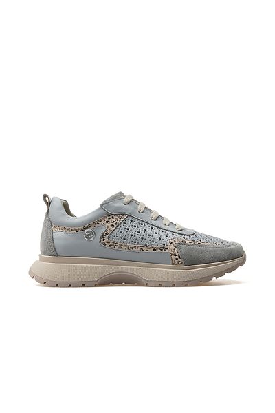 Mammamia Women's Genuine Leather Casual Daily Shoes 25Y D25Ya-7325 Z Gray