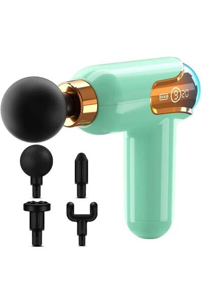 varioshop Aparat de Masaj Profesional VarioShop®, tip pistol cu 9 viteze, 4 c...