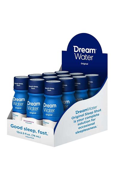 DreamWater Dream Water Natural 74 ml, Berry Flavor, Pack of 12