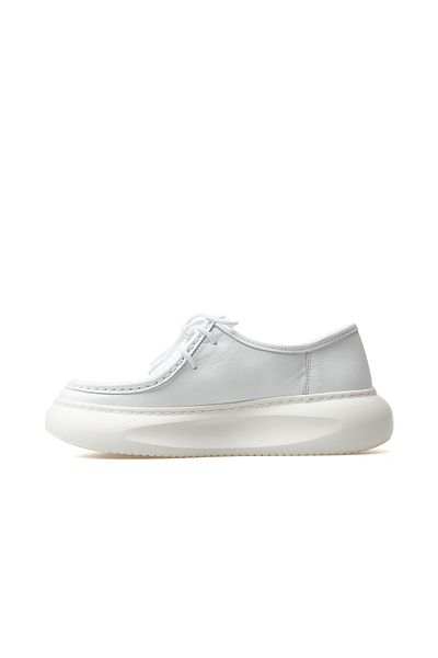 Mammamia Women's Genuine Leather Casual Shoes 25Y D25Ya-7035 Z White