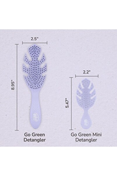 Wet Brush ويت براش جو جرين فرشاة فك تشابك الشعر 1 قطعة ، لافندر