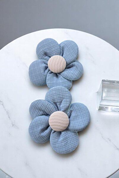 MUTENA 2 bucăți de agrafe cu flori - Agrafe cu flori pentru fete, pachet de 2