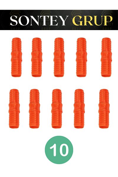 SONTEY Normal Hose Connection End 1/2 Adapter Orange 10 Pieces