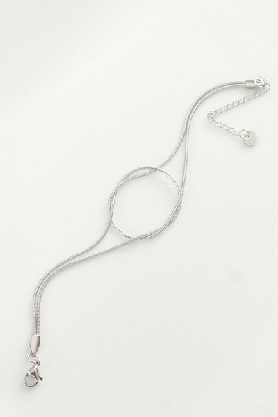 Skygo 316L Steel Silver Color Knot Model Bracelet - Tj-Bb6043