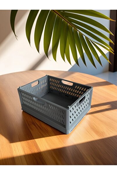 Tasarım Katlanabilir ve İçiçe Geçebilen Mini Saklama Kutusu - Katlanabilir Ka...