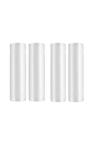 varioshop Set of 4 rolls of embossed vacuum bags VarioShop®, 28 x 600 cm, for food vacuum sealer, suitable