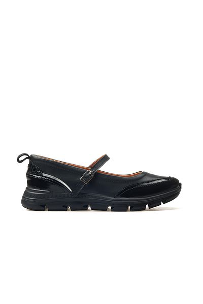 Mammamia Women's Daily Ballerinas 25Y D25Ya-750 Z Black Patent Leather