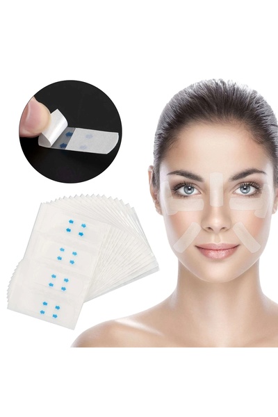 SİBELA BEAUTY GÜZEL GÖRMEK GÜZEL DÜŞÜNDÜRÜR 16 Adet Kırışıklık Bantı, Kaş Germe Bant, Çene Gerdirme, Yüz Germe Bant