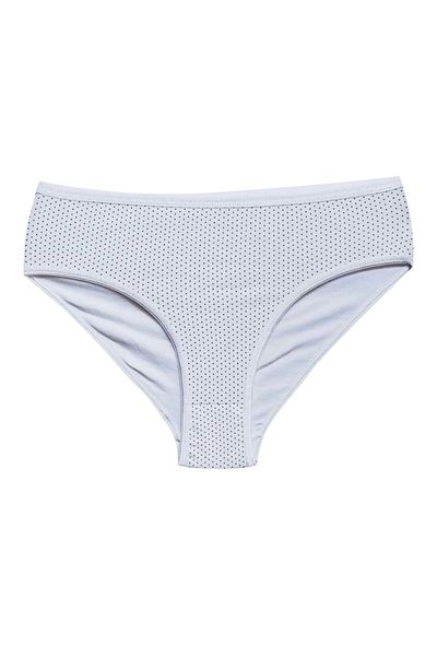 PRATİKOBA Cotton Wide Brim Lycra Patterned Bato Women's Panties Pattern 8