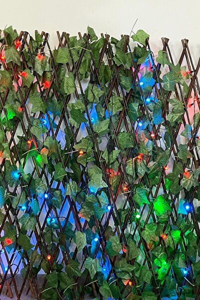 JASPER Yapay Çit Akardiyon 120cmx3m Ve 4,80 Metre 28 Ledli Fişli Led Işık Dek...