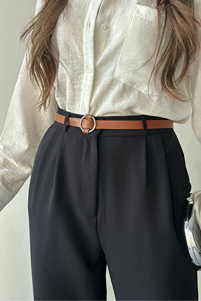 macharel jeans Long Draped Stylish Black Trousers