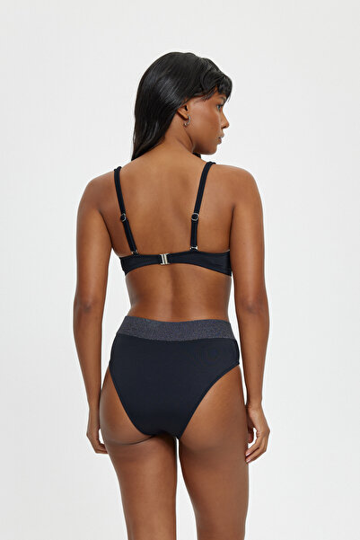 Louren ΑΦΑΙΡΟΥΜΕΝΟ ΛΕΠΤΟ ΚΑΛΥΜΜΕΝΟ ΣΥΡΜΑ ΑΣΗΜΕΝΙΟ ΛΕΠΤΟΜΕΡΕΙΑ ΜΑΥΡΟ ΜΠΙΚΙΝΙ ΣΕΤ