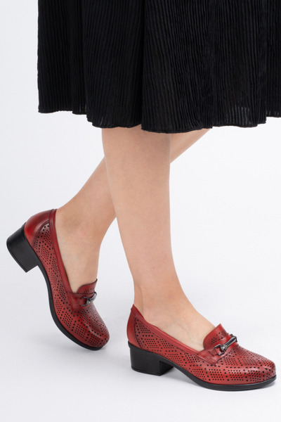 Dericalle shoes Hakiki Deri Kadın yazlık ayakkabı