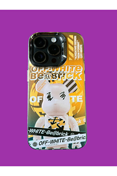 OFF WHITE Husa telefon compatibila cu Iphone 14 PRO MAX, Off-White Be@Brichk