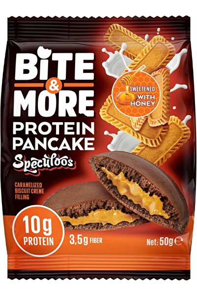 bite & more BITE&MORE Protein Pancake - Speculoos - Sweetened with Honey - 10g Protein - 3g Fiber -