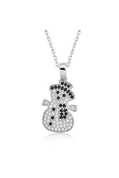 Emperium Silver Snowman Women's Necklace