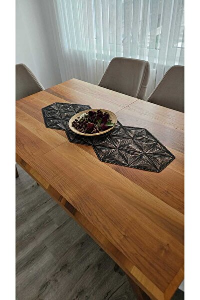 ZESA HOME Tül Güpürlü Desnli Şık Renk Renk Runner