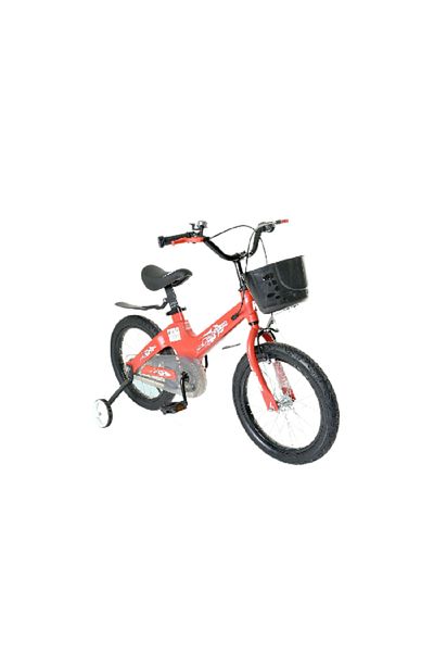 rexa Wide Frame Cycle Bike - Bicycle Biskleta Size 16 With Front Basket And With Auxiliary Wheels