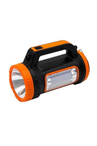 Powermaster MH-818A Şarjlı + Solar 5 Modlu Çok Fonksiyonlu 3W+15W Işıldak El Feneri