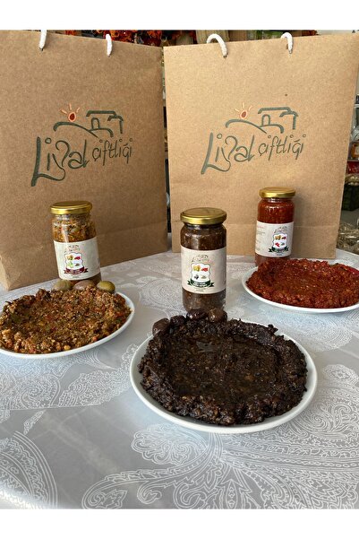 LİVAL ÇİFTLİĞİ Hatay Aşk'ı Seti (240 gr Biber Zengini, 230 gr Siyah Zengini, 230 gr Yeşil Zengini)