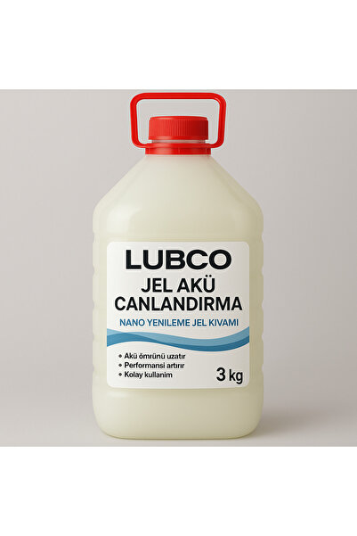 LUBCO Jel Akü Sıvısı Elektrolit Jel Sıvısı 3 Kg