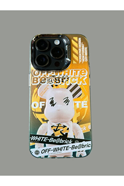 OFF WHITE Husa telefon compatibila cu Iphone 16 PRO MAX, Off-White Be@Brichk