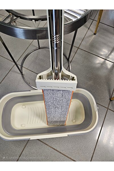 GULHANILE Kendinden Sıkmalı Mikrofiber Bezli Mob Katlanabilir Yer Kaplamaz Pr...