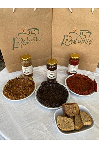 LİVAL ÇİFTLİĞİ Hatay Aşk'ı Seti (240 gr Biber Zengini, 230 gr Siyah Zengini, 230 gr Yeşil Zengini)