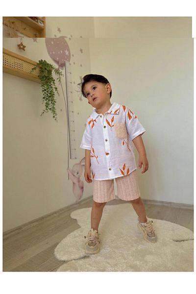 My Kids Wear Boy's New Bottom Top Shirt Set