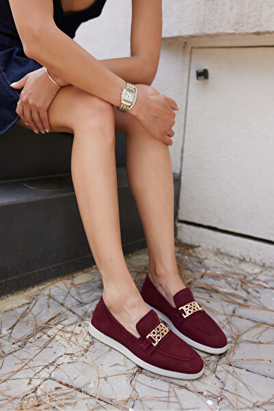 ANGELİNA JONES TUAMİ ЖІНОЧІ БОРДОВІ ЛОФЕРИ З ПРАВИЛЬНОЮ ШКІРОЮ ТА ПЕТЛЕЧКОЮ