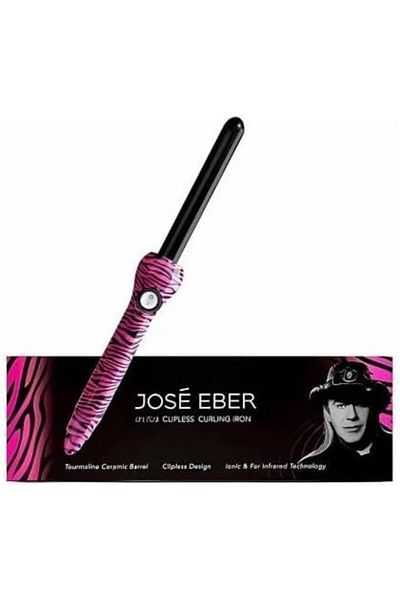 Jose Eber Pink Zebra 19mm Hair Curler – Salon-Quality Styling with a Bold, Fashion-Forward Design
