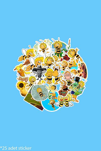 dadi ramba Maya the Bee - Bullet Journal - Agenda - Planner - Notebook - Laptop Sticker Sticker - Sticker Pack