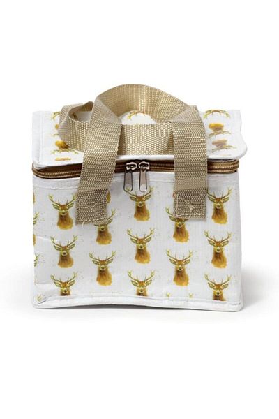 Puckator Insulated Lunch Bag, Jan Pashley, Deer Design, Lunch Bag, Waterproof