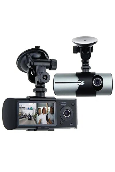 Powermaster R300 GPS Destekli Çift Kameralı Araç İçi DashCam DVR Kamera Seti