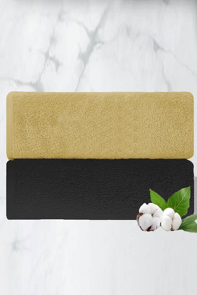 Mira Home Σετ 2 πετσετών πολυτελείας για το πρόσωπο 50x90 cm 100% βαμβάκι Sija