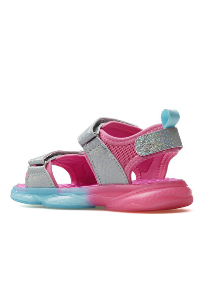 Vicco Can Girl's Lighted Sandals 25Y 332.254 Pk Fuchsia
