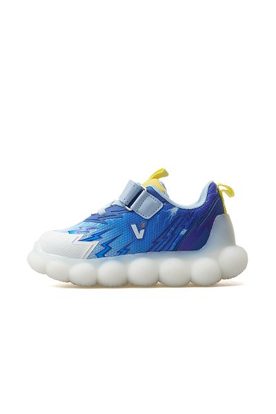 Vicco Flash Boy's Lighted Sports Shoes 25Y 346.214 Pe Navy Blue