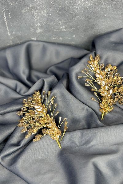 Hayalperest boncuk Selis Double Sided Bridal Henna Crown Hair Accessory