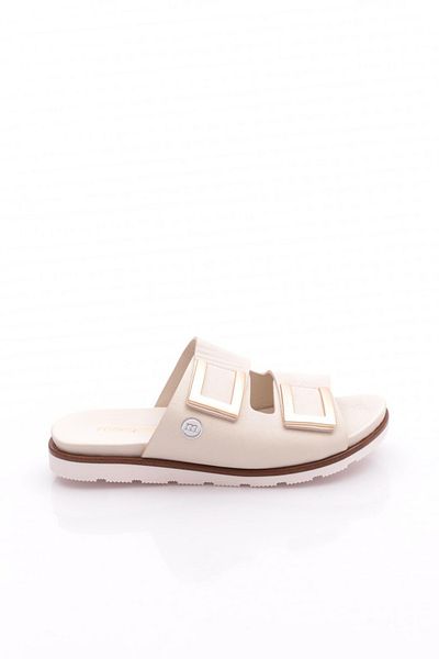 Mammamia D25Yt-1235 Women's Leather Slippers