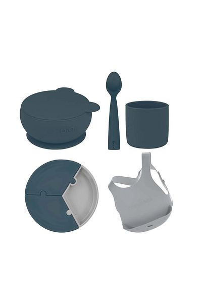 OiOi Nutrition Set Deep Blue/Powder Gray