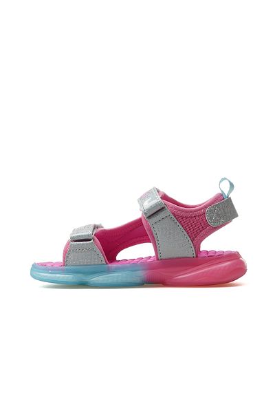 Vicco Can Girl's Lighted Sandals 25Y 332.254 Pk Fuchsia