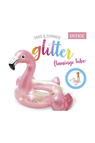 Intex GLITTER FLAMINGO TUBE AGES 9+