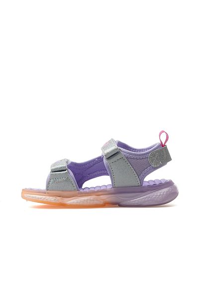 Vicco Can Girl's Lighted Sandals 25Y 332.254 Pk Lilac