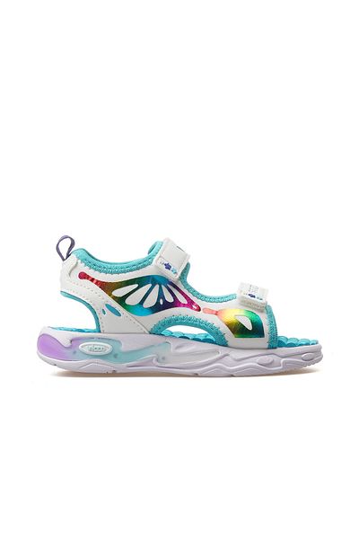 Vicco But Girl's Lighted Sandals 25Y 332.210 Pk White