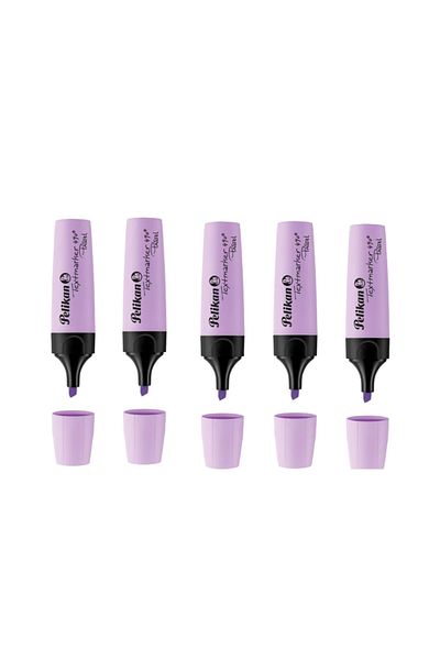 Pelikan PELICAN 490 - PASTEL PHOSPHORIZED LAVENDER Marking Pen (5 Pieces)