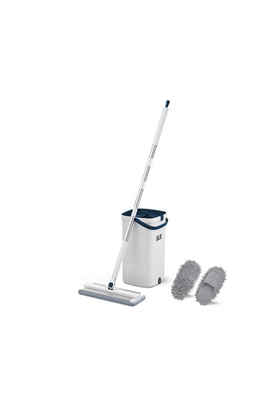 ELK ELK 2 in 1 Smart Mop with Two Separate Tanks for Clean and Dirty Water with Unique Design and Free Cleaning Slippers