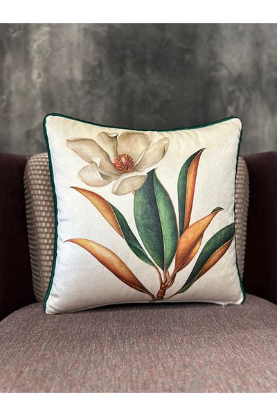 Fabricland Blend-1396 Throw Κάλυμμα Μαξιλαριού Εισαγόμενο Βελούδο