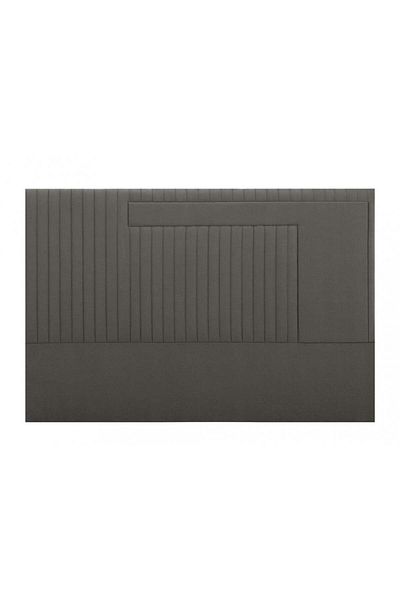 soufa dibaj H008 | Velvet headboard - Dark Grey - 120x200 cm