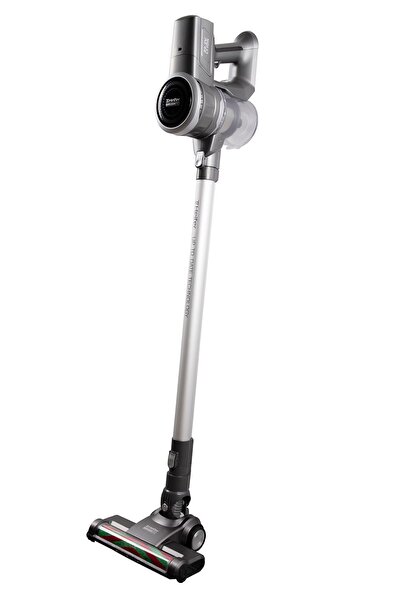 woodhub Hızlı ve güçlü kablosuz dikey temizlik süpürgesi, beyaz renkli, prati...