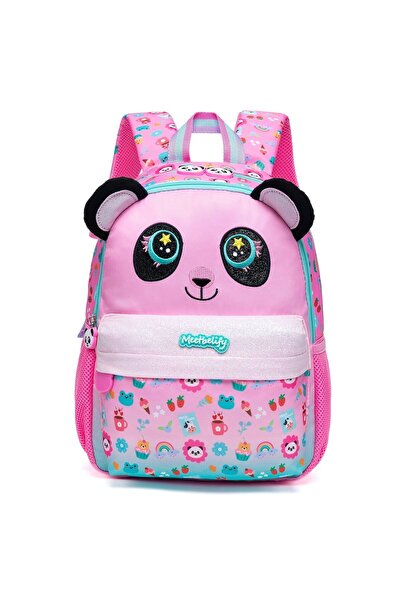 Emre Bebe Küçük Ayı Desenli Kız Çocuklar İçin Sevimli Küçük Boy Sırt Çantası